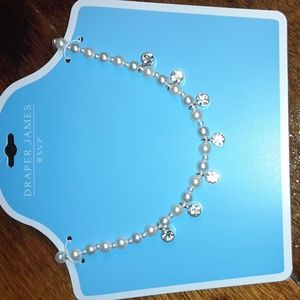 Draper James RSVP Gold pearls & diamond necklace